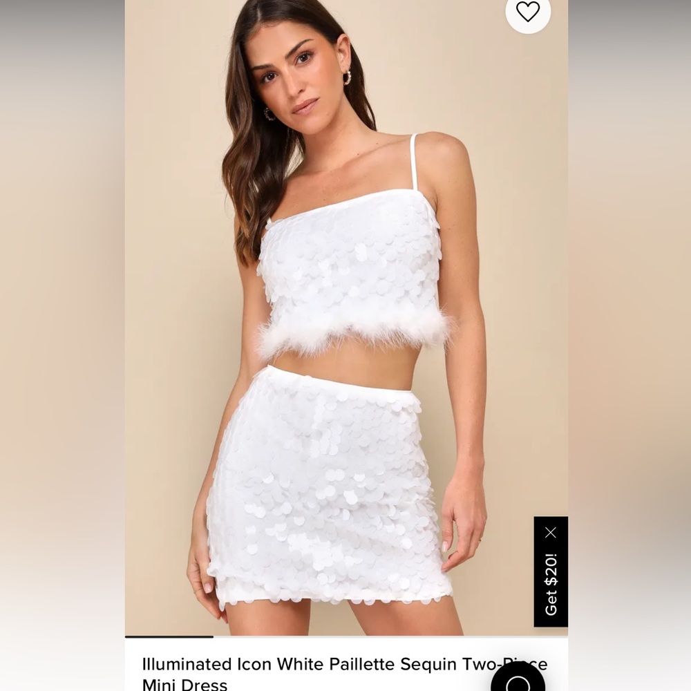 Two Piece Sequin Set